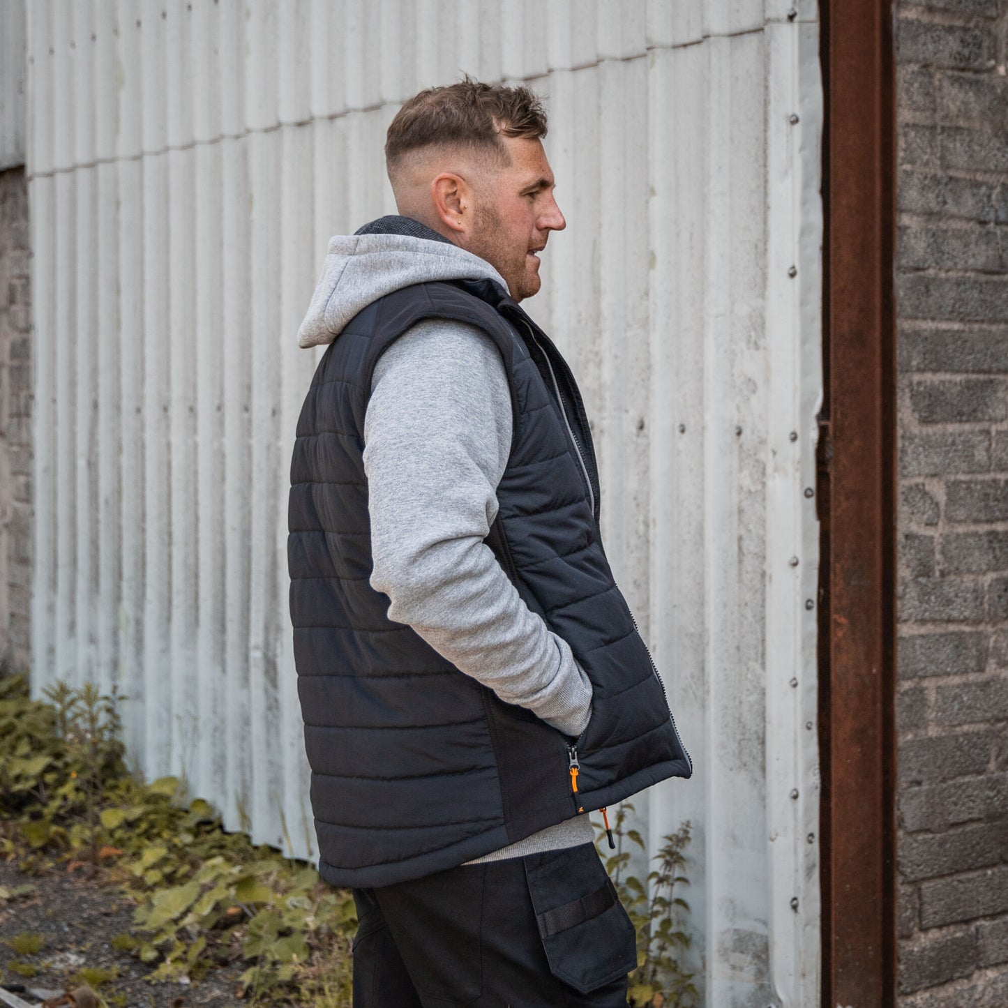 Xpert Pro Rip-Stop Panneled Bodywarmer - Black