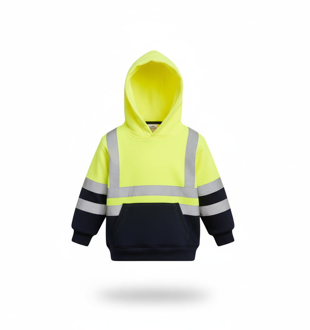 Kids hi-viz - Hoody - Yellow