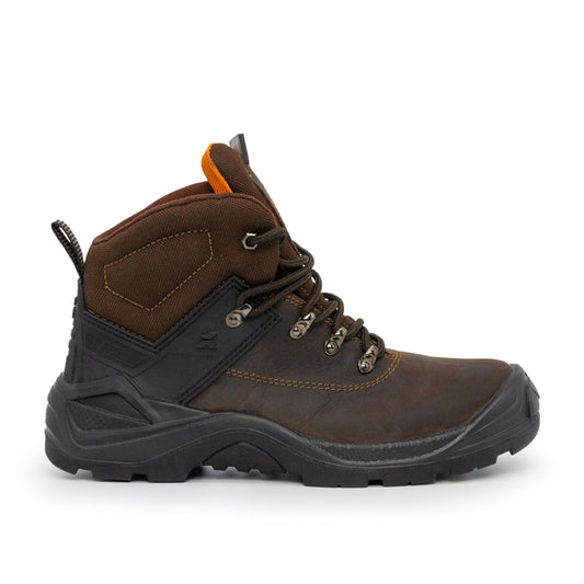 Xpert Warrior S3 Safety Laced Boot - Brown