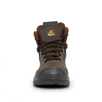 Xpert Warrior S3 Safety Laced Boot - Brown