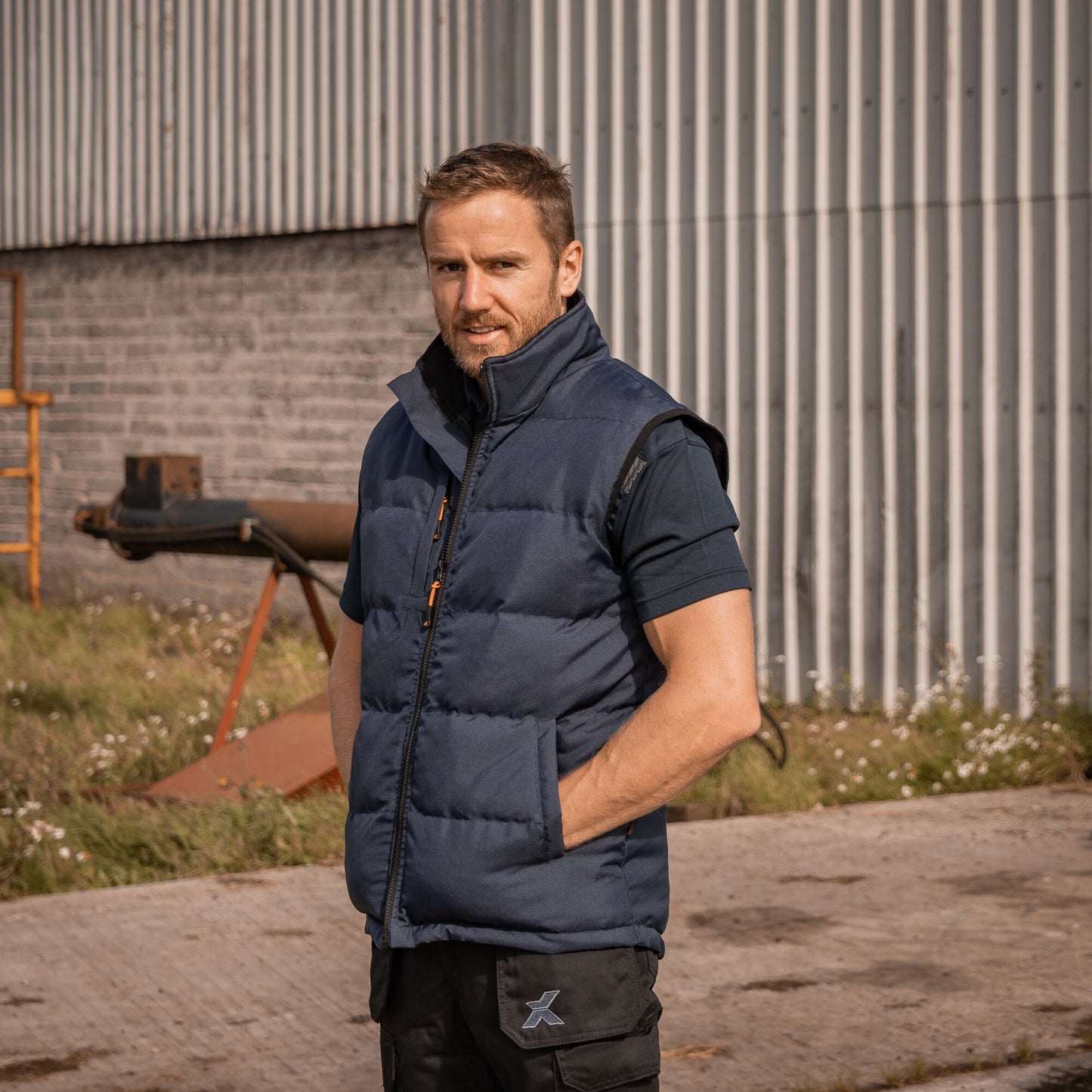 Xpert Core Padded Work Bodywarmer - Navy