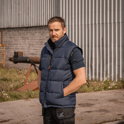 Xpert Core Padded Work Bodywarmer - Navy