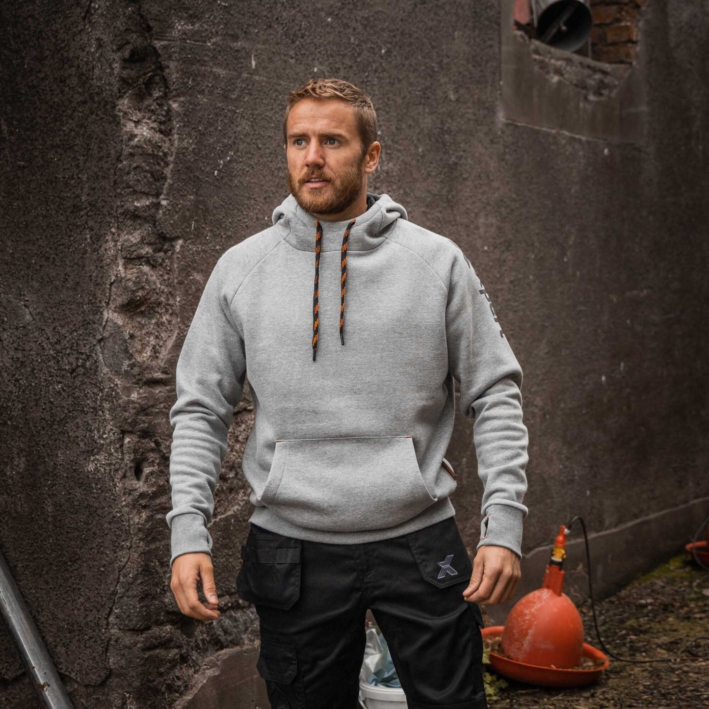 Xpert Pro Pullover Hoodie - Grey Marl