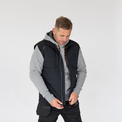 Xpert Pro Rip-Stop Panneled Bodywarmer - Black