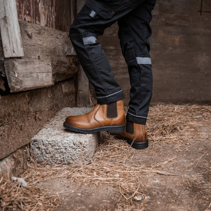 Xpert Heritage Wrangler Junior Dealer Boot - Burnished Tan