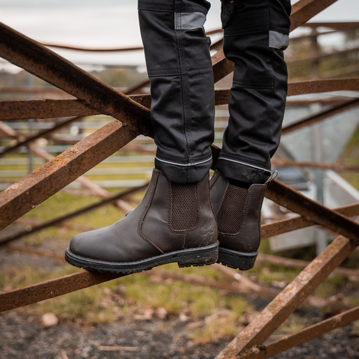 Xpert Heritage Wrangler Junior Dealer Boot - Dark Brown