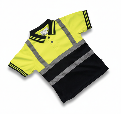 Kids Bundle - Work Trousers (Black) Hi-Vis T-Shirt