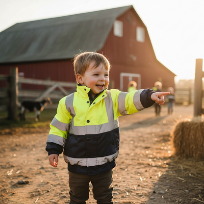 Kids Hi-Vis Jacket - Yellow