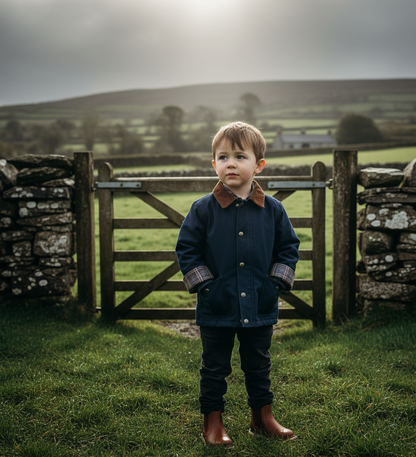 Kid's - Navy Farm Jacket