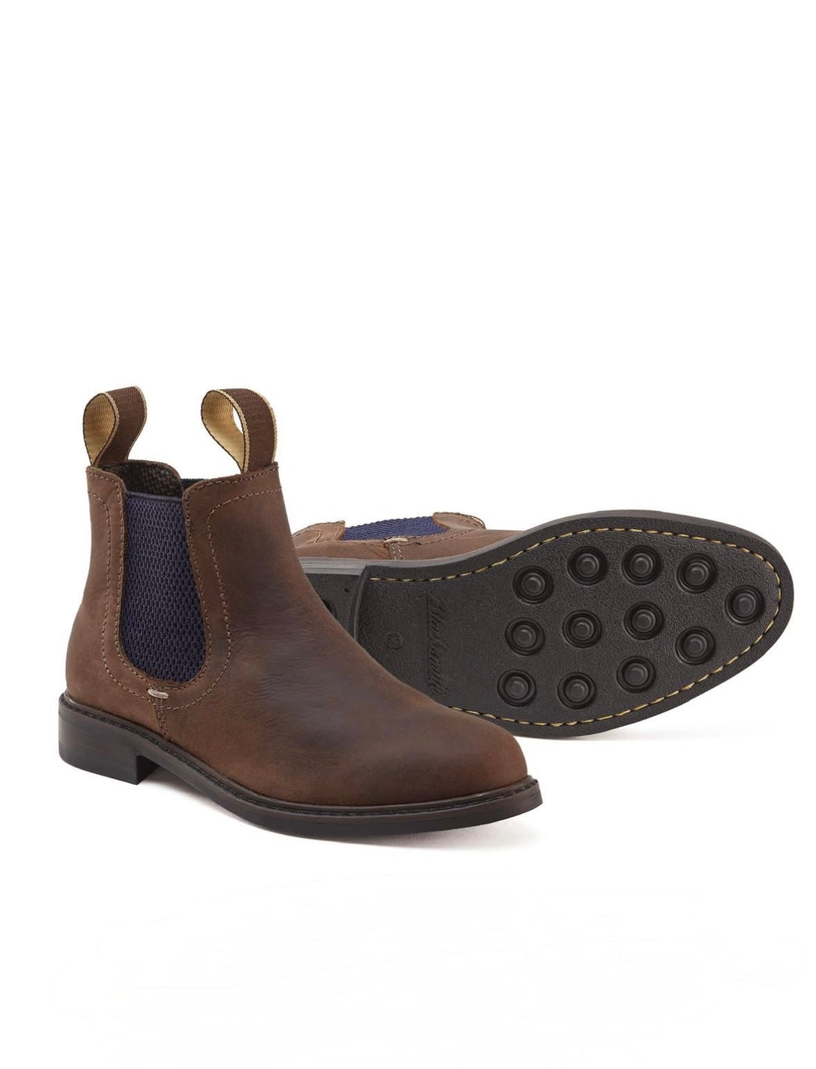 Kid's Heritage Chelsea Boot - Brown Waxed Leather FG007