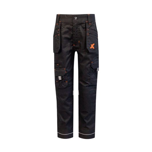 Xpert Pro Junior Stretch Work Trouser -  Black